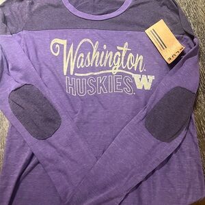 Purple Washington Huskies Long Sleeve Shirt